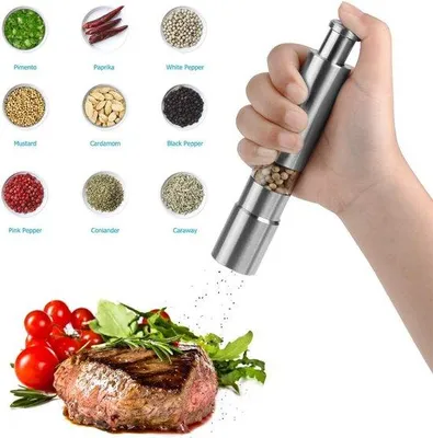 Produktbild von Famanu Salz- und Pfeffermühle - Set aus 2 Kräutermühlen