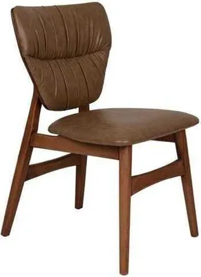 Immagine prodotto di Sedia da pranzo marrone, sedia imbottita di design, poltrona  stile elegante