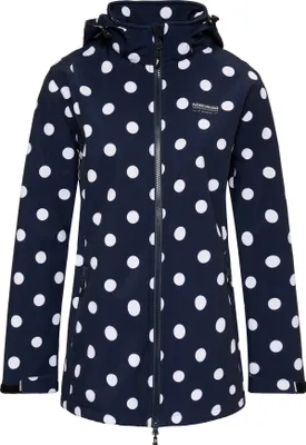 Immagine prodotto di Nordberg Giacca softshell outdoor a pois - Donna - Blu navy - Taglia M