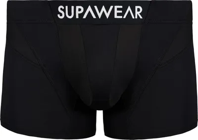 Image de SUPAWEAR - Sous-vêtement Boxeur ajusté Hommes - Vortex Trunk Black - 1x Taille S