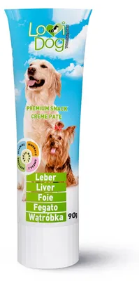 Zdjęcie produktu dla Pasztet w tubce do lizania dla psa LOVIDOG pasta smakowa wątróbka 90g