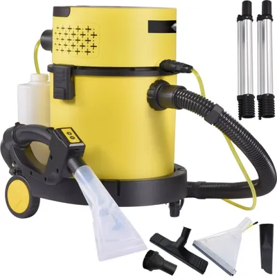 Image de 4in1 1200W Aspirateur-laveur - Aspirateur eau et poussière - Nettoyeur de tapis - Aspirateur eau - Capacité 20L - Appareil pour nettoyer les meubles rembourrés - Filtre HEPA&éponge - Aspirateur industriel