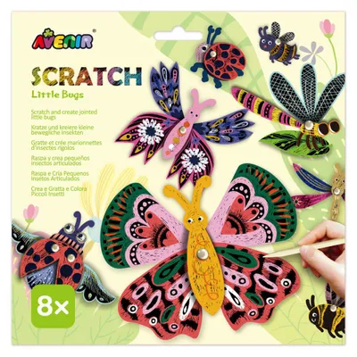 Image de Grattages « Les petits insectes »
