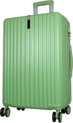 Produktbild von Weekender Reisekoffer Größe 67cm Hartschale Koffer-Trolley Trendyshop365 Farbe grün