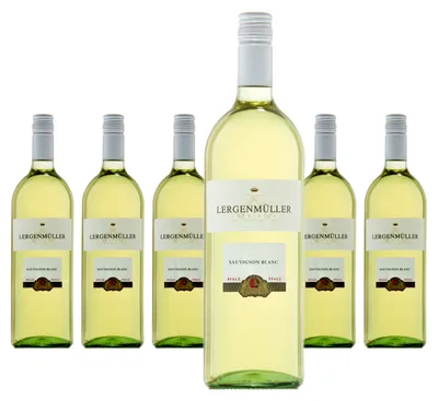 Produktbild von 6 x Lergenmüller Sauvignon Blanc Landhaus Herrenberg QbA trocken