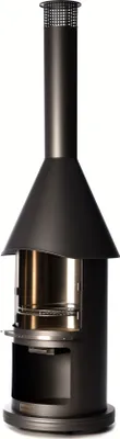 Produktbild von BUSCHBECK Edelstahlgrill Auckland dunkelgrau Maße L65 x B65 x H230 cm 90161.003