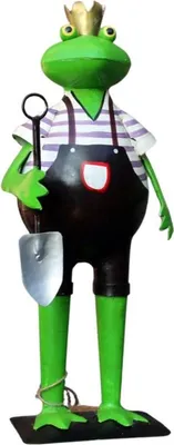 Produktbild von Gartenfigur Frosch Gärtner