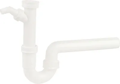 Obrázek produktu pro Sifon Alcadrain Sifon trubkový s přepadovou maticí 6/4"