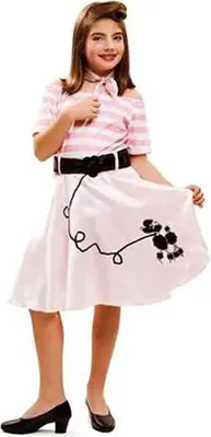 Immagine prodotto di Mamma Costume da bambina anni '50 Rosa 10-12 anni Rosa 10-12 anni
