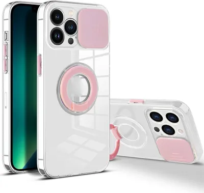 Produktbild von König Design Hülle kompatibel mit Apple iPhone 13 Pro Kunststoff Soft Handyhülle - Handy Case Rosa