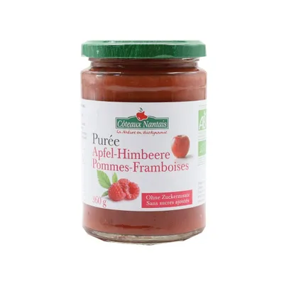 Produktbild von Fruchtpüree - Apfel-Himbeere ungesüßt 360g