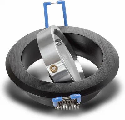 Produktbild von Deckeneinbaurahmen schwenkbar Schwarz 16302-5 Ø 68mm