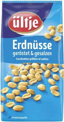 Image de Cacahuètes Ültje grillées et salées grandes cacahuètes croquantes 900g
