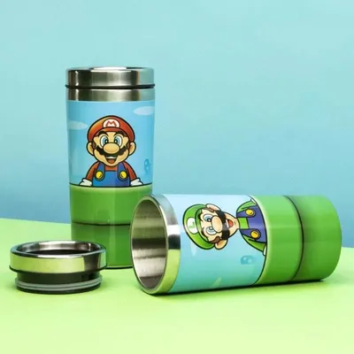 Productafbeelding van Paladone Super Mario Warp Pipe, Meerkleurig, Roestvrij staal, Roestvrij staal, Kunststof, China, 450 ml