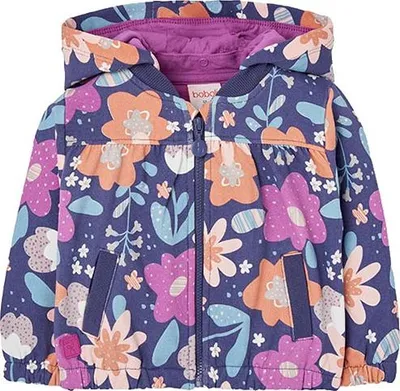 Produktbild von Boboli Fleece Floral Jacke Blau 2 Years Mädchen Blau 2 Years