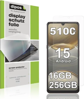 Produktbild von 4x Schutzfolie für Cubot X100 matt Displayschutzfolie Folie Display Schutz dipos