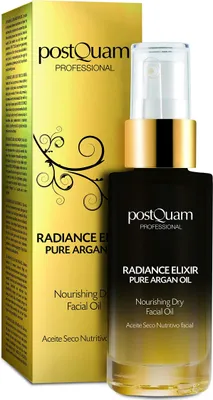 Image de Postquam Radiance Elixir Huile d'argan pure pour le visage 30ml