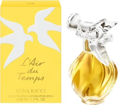 Zdjęcie produktu dla Nina Ricci L'air Du Temps, Kobiety, 50 ml, Goździk, Gardena, Jaśmin, Różowy, Irys, Drzewo sandałowe, Spray