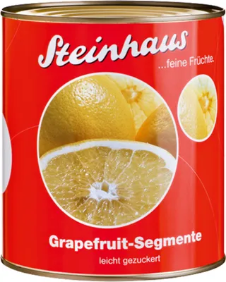 Obrázok produktu pre Steinhaus grapefruitové odrezky jemné ovocie jemne pocukrované 3100ml