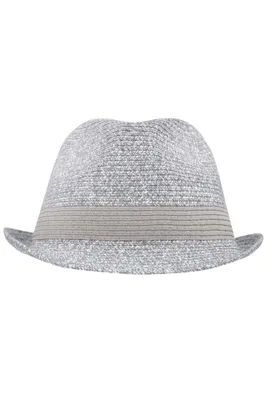 Produktbild von Hut in sommerlich frischen Melange-Farben grey-melange, Gr. S/M
