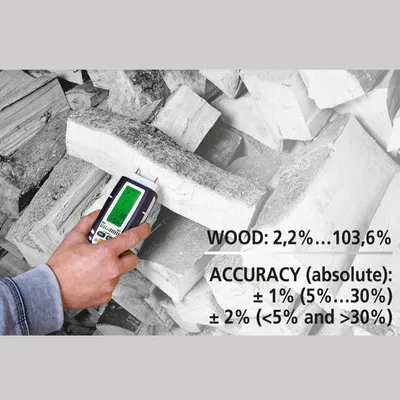 Obrázek produktu pro Laserliner DampMaster Compact Plus, Dřevo, Digitální, Šedá, 0 - 90%, 4%, LCD