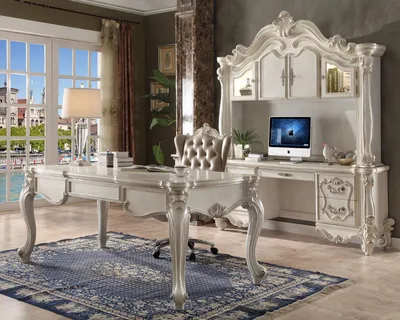 Zdjęcie produktu dla Biurko Styl Kolonialny Biurka Barok Rokoko Drewno Nowe Stoły
