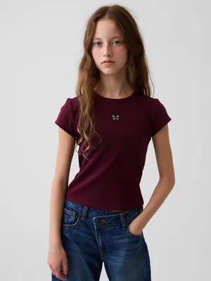 Produktbild von GAP Geripptes Kinder-T-Shirt M
