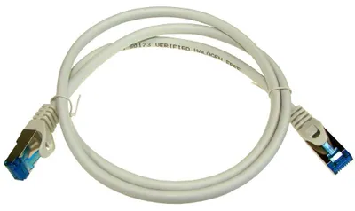 Obrázek produktu pro LogiLink CQ3032S, 1 m, Cat6a, S/FTP (S-STP), RJ-45, RJ-45, Šedá