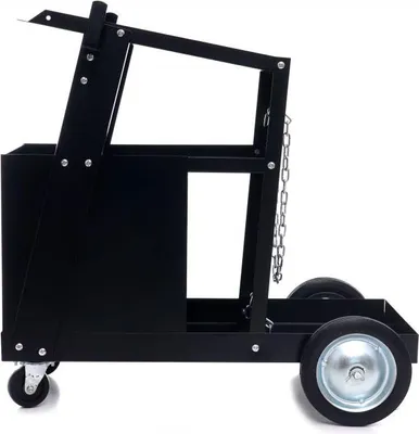 Imagen del producto de KRAFT&DELE | Carro de soldadura, con 2 superficies de almacenamiento, capacidad de 75 kg, con 4 cajones, carro móvil para soldadura, para equipos de soldadura, con 2 soportes para bombonas de gas, para soldadura manual, soldadura con gas protector, soldadura por arco de argón