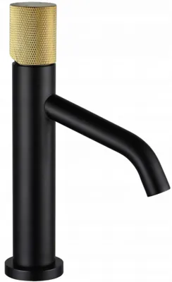 Immagine prodotto di Mexen Rumba One miscelatore lavabo, nero/oro - 73501-75