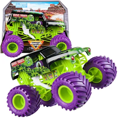 Image de Monster Jam 1:24 Die Cast - Grave Digger (6074256) Camion Enfants Taille unique