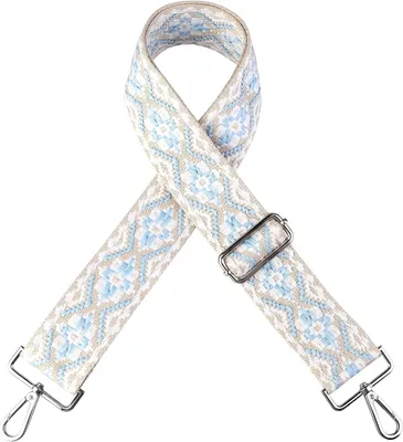 Produktbild von Schultergurt für Taschen Breit 5cm - Verstellbarer Taschengurt zum Wechseln - Schulterriemen für Taschen Mehrfarbiger Boho für Handtaschen Damen 75-135cm