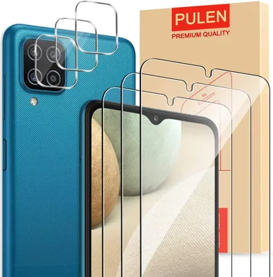 Obrázek produktu pro 3x tvrzené sklo 9H pro Samsung Galaxy A12 – displej + fotoaparát