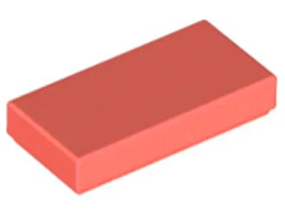 Produktbild von Lego® 1x2 Fliesen 3069 - 250 Stück Coral