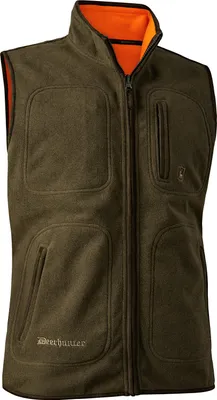 Produktbild von Deerhunter Herren, Gamekeeper Wendbare Fleece Weste, Jagdweste, Farbe:Safety Orange, Größe:3XL