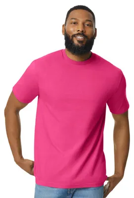 Image de Gildan - T-shirt « Softstyle » pour hommes/femmes Uni FK2166 (L) (rose vif)