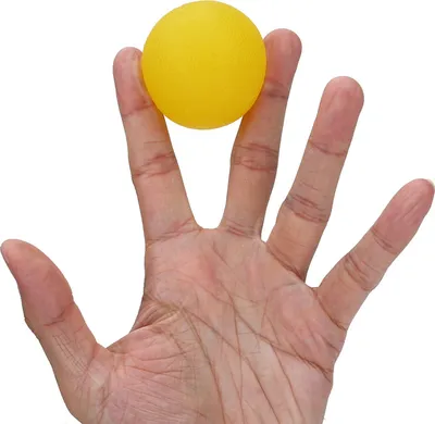 Produktbild von Hand Muskelaufbau Ball - Gelb, Silikon, für Fingerübungen, Stressabbau und Massage, ideal für Bodybuilder und Computerarbeiter