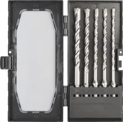 Produktbild von PARKSIDE PERFORMANCE® SDS Plus Bohrer-Set / Meißel Best (Bohrer PSBSP 5 A1 5er Set)