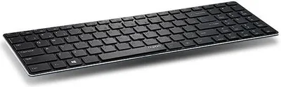 Produktbild von Rapoo X9310 Ultraflache Kabellose Wirelss Ultra-Slim Tastatur und Optische Maus, Farbe: Schwarz