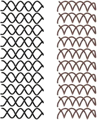 Produktbild von 20 Spiral Haarspangen für Locken
