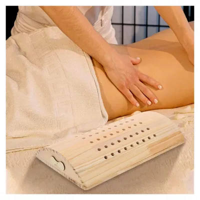 Produktbild von Ergonomisches Lendenkissen zur Linderung von Rückenschmerzen für Rücken- und Seitenschläfer