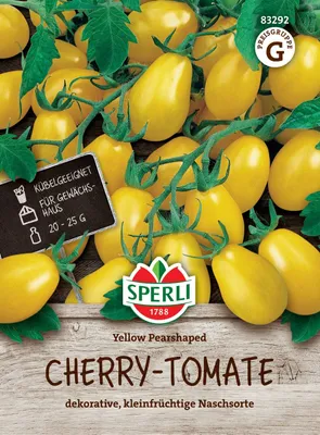 Produktbild von SPERLI Tomatensamen Yellow Pearshaped Solanum lycopersicum 30 Pflanzen