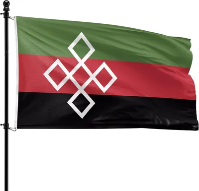 Produktbild von Gemeindeflagge Rucphen, 90 x 150 cm, Polyester, für Fahnenmast