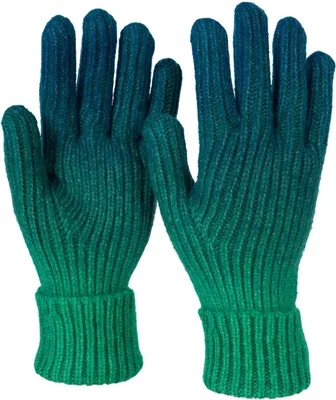 Zdjęcie produktu dla styleBREAKER Damskie rękawiczki z dzianiny z gradientowym wzorem, zimowe rękawiczki z dzianiny ombré, rękawiczki z palcami 09010045