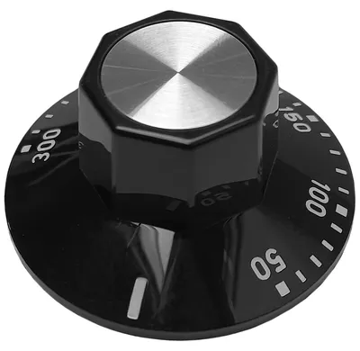 Produktbild von Drehknopf passend wie EGO 00.00524.807 Knebel 50-300° für Herd Backofen