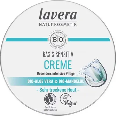 Produktbild von LAVERA BASIS SENSITIV Creme mit Bio-Aloe und Bio-Mandelöl 150 ml
