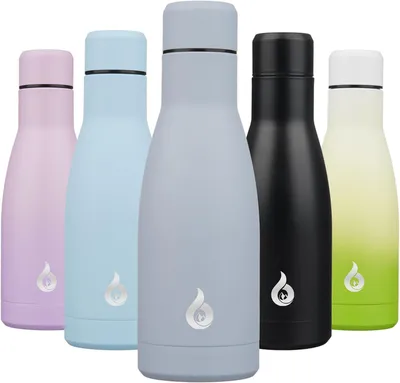Produktbild von Isolierflasche 500 ml, Edelstahl, BPA-frei, Spülmaschinenfest, Hält Getränke kalt & warm