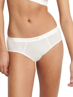 Image de Sloggi, culotte femme Sloggi Ever Ease, modèle hipster, couleur blanc soie, taille S