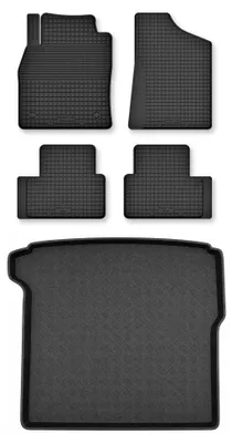 Immagine prodotto di Tappetini a vasca + bagagliaio per Volvo V60 II 2018- station wagon 5 pezzi