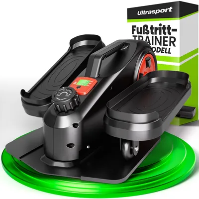 Produktbild von Ultrasport Stepper für Zuhause: Rutschfester Up-Down Swing mit LCD Display und 8